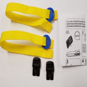 2 Shoulder Straps 2 Buckles and Instructions