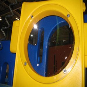 Bubble Window with 4 Screws and Washers