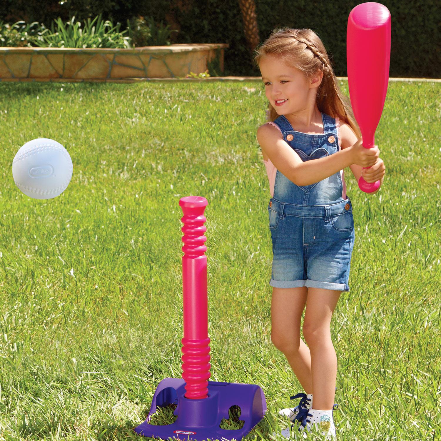 TotSports™ T-Ball Set - Purple and Pink - Image 3