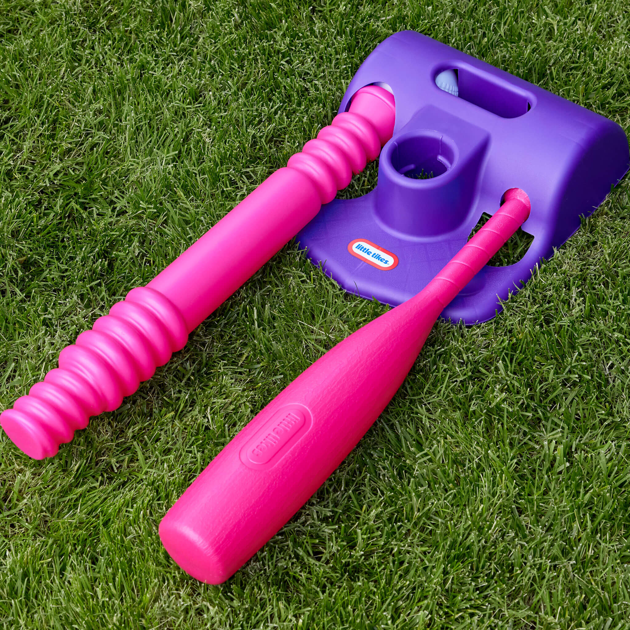 TotSports™ T-Ball Set - Purple and Pink - Image 4