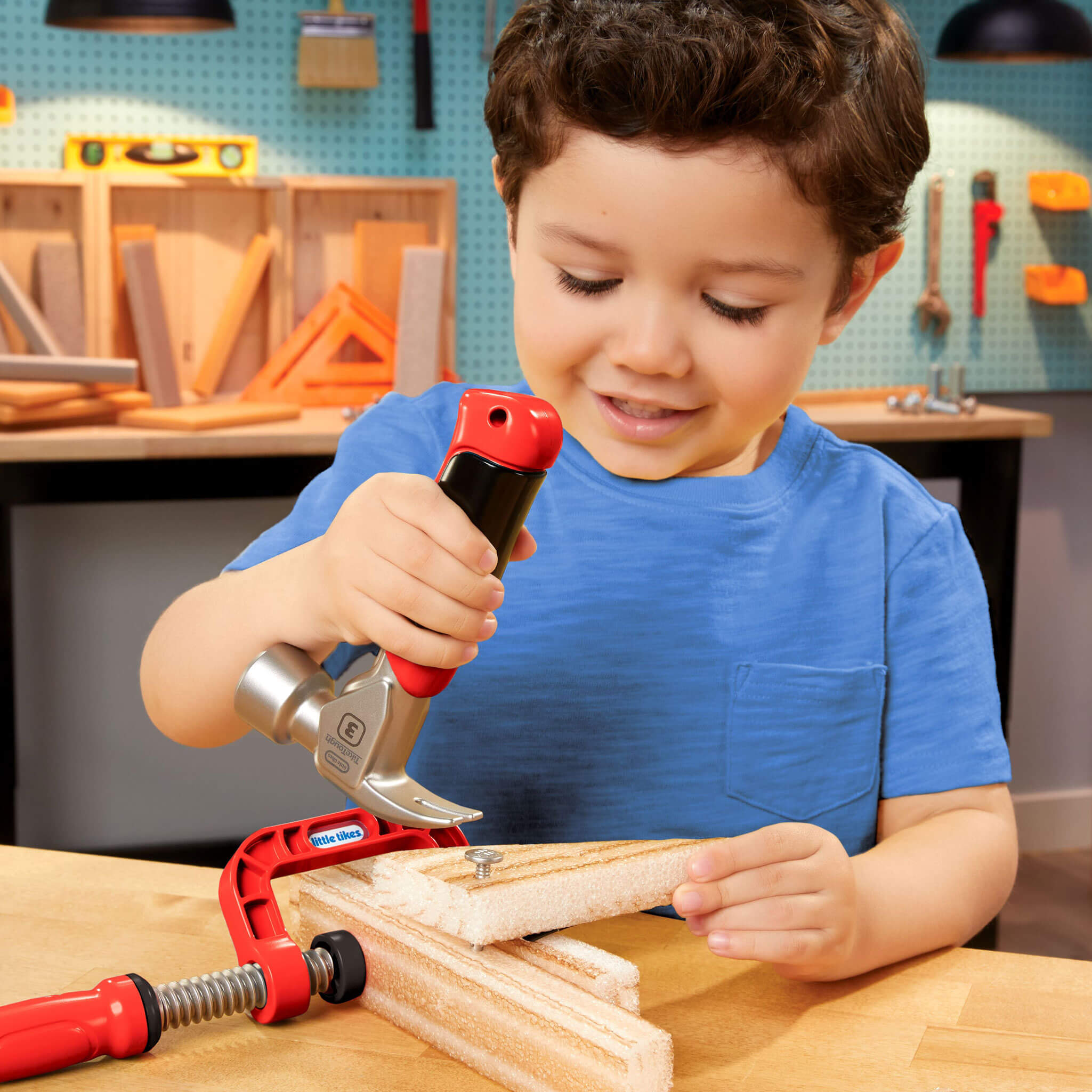Creative Construction™ Hammer and Nail Set - Image 3