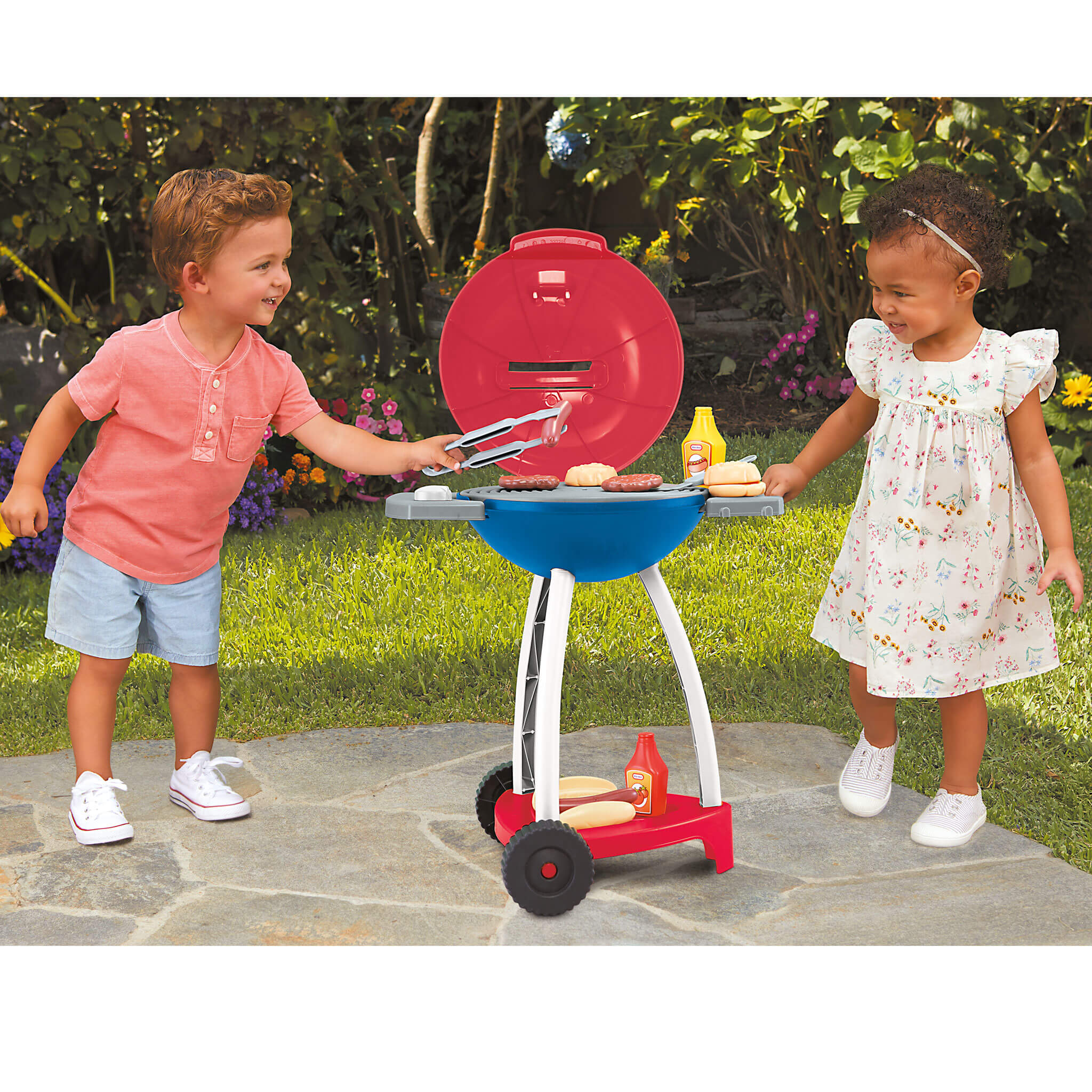 Sizzle 'n Serve Grill™ - Red. White.& Blue - Image 3