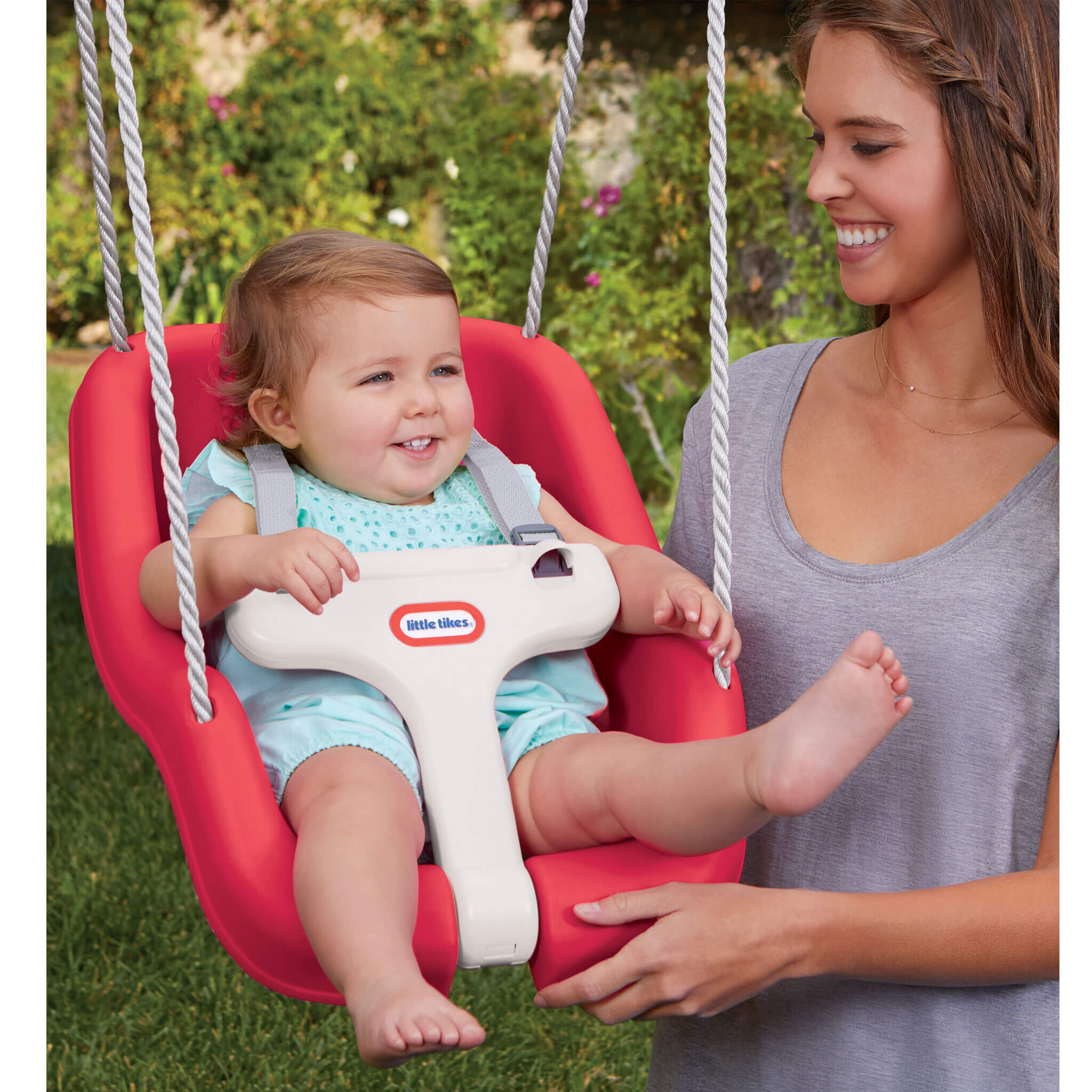 2-in-1 Snug 'n Secure™ Swing - Red - Image 2