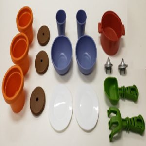 Hardware Pack: Cooking Pot. Bowl. Cups. Knobs. Plates. Rake. Shovel. Dirt Pod. Flower Pot