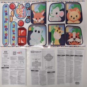 Hardware Pack: Decal Sheet. Instruction Manual. CPSC P1.P2
