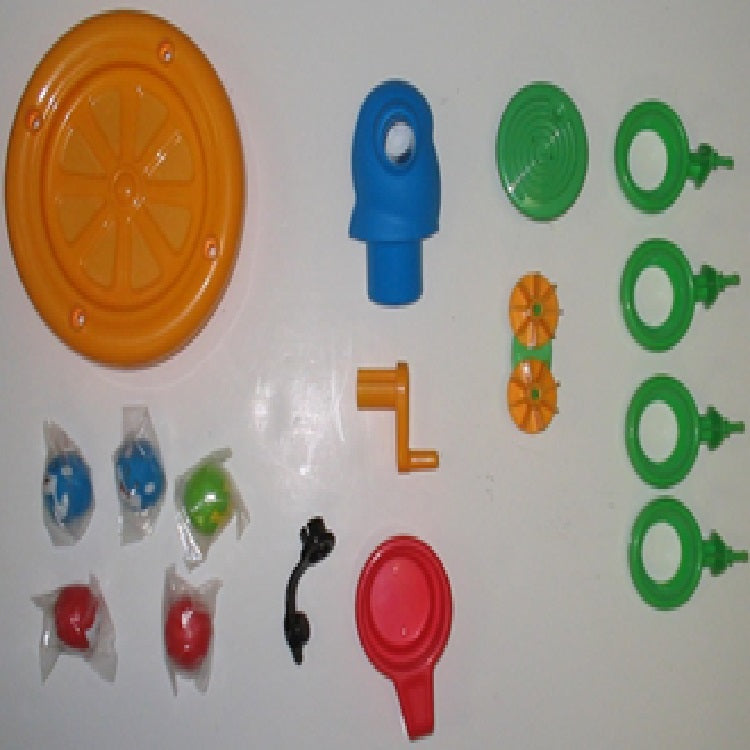 Hardware Pack: Ferris Wheel F. Ferris Wheel Crank K. Ferris Wheel Car L. Drain Plug M. Water Wheel Assembly G. Water Spinner H. Fill Cup O. Whale P. Crab P. Turtle